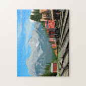 Bahnhof Banff Alberta. Puzzle (Vertikal)