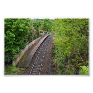 Bahnhof Berry Brow, Huddersfield Fotodruck