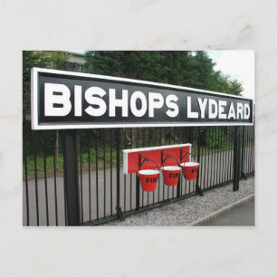 Bahnhof Bishops Lydeard, West Somerset Bahn Postkarte