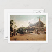 Bahnhof Bloomfield, New Jersey Vintag Postkarte (Vorne/Hinten)