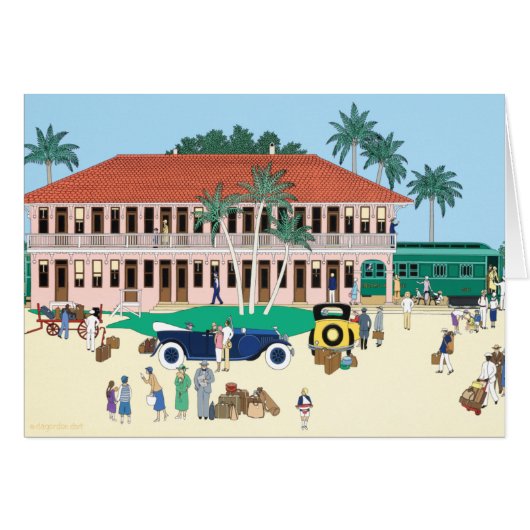 Bahnhof Boca Grande 1928 (Vorderseite (Horizontal))