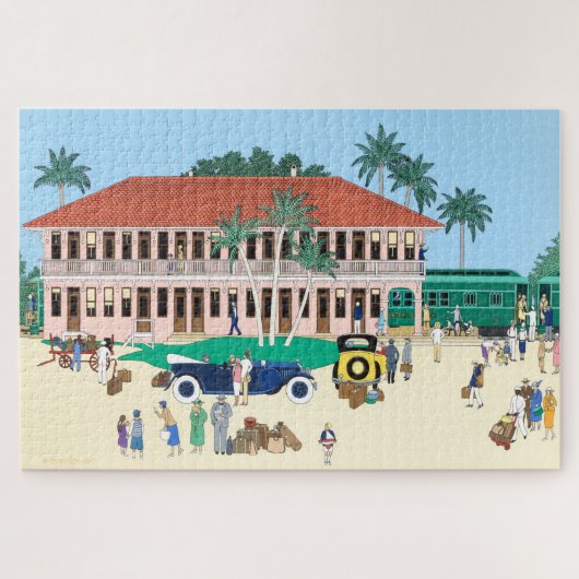 Bahnhof Boca Grande 1928 Puzzle (Horizontal)