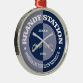 Bahnhof Brandy (B&G) Ornament Aus Metall (Rechts)