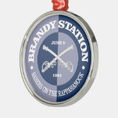Bahnhof Brandy (B&G) Ornament Aus Metall (Links)