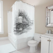 Bahnhof Brecksville (CVNP) Duschvorhang (Beispiel)