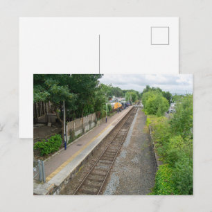 Bahnhof Brierfield, Lancashire Postkarte
