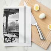 Bahnhof Bristol Güterwagen Geschirrtuch (Viertel Falte)