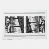 Bahnhof Bristol Güterwagen Geschirrtuch (Horizontal)