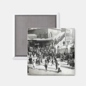 Bahnhof Broad Street, London, c.1890 Magnet (Vorderseite/Rückseite)