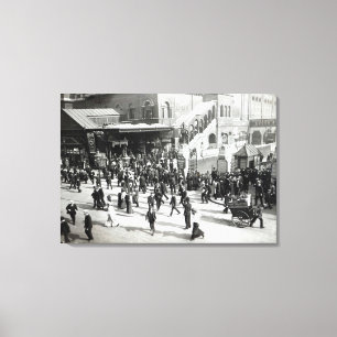 Bahnhof Broad Streets, London, c.1890 Leinwanddruck