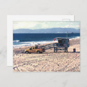 Bahnhof California Lifeguard Postkarte (Vorne/Hinten)