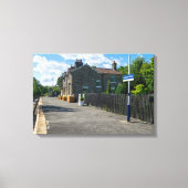 Bahnhof Castleton Moor Leinwanddruck (Vorderseite)