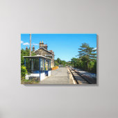 Bahnhof Castleton Moor Leinwanddruck (Vorderseite)