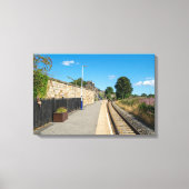 Bahnhof Castleton Moor Leinwanddruck (Vorderseite)