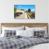 Bahnhof Castleton Moor Leinwanddruck (Insitu (Schlafzimmer))