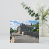 Bahnhof Castleton Moor Postkarte (Stehend Vorderseite)