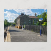 Bahnhof Castleton Moor Postkarte (Vorderseite)