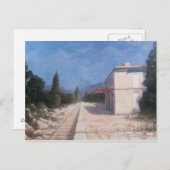 Bahnhof Châteauneuf 2012 Postkarte (Vorne/Hinten)