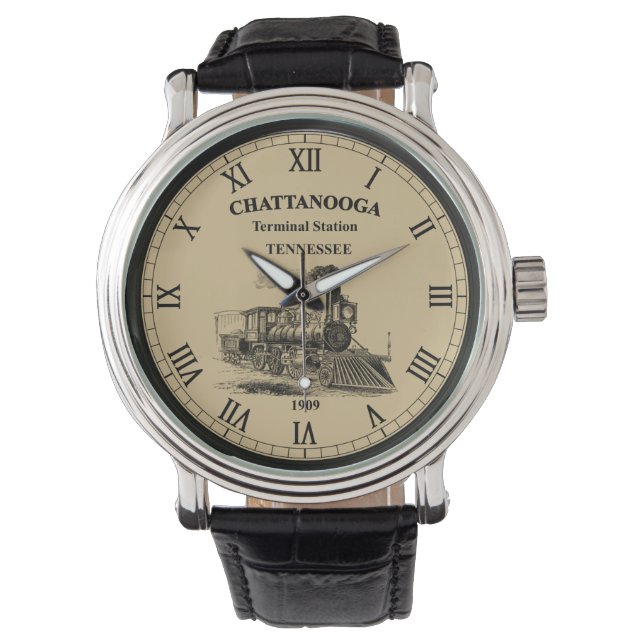 Bahnhof Chattanooga - Tennessee ~ Armbanduhr (Vorderseite)