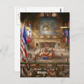 Bahnhof Chicago - Ill - Für uns 1943 Postkarte (Vorne/Hinten)