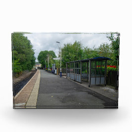 Bahnhof Colne, Lancashire Fotoblock