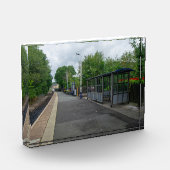 Bahnhof Colne, Lancashire Fotoblock (Links)