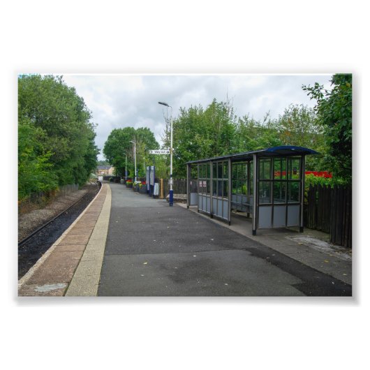 Bahnhof Colne, Lancashire Fotodruck (Vorne)