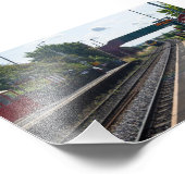 Bahnhof Cottingley, Leeds Fotodruck (Ecke)
