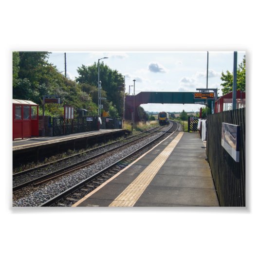 Bahnhof Cottingley, Leeds Fotodruck (Vorne)