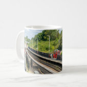 Bahnhof Cottingley, Leeds Kaffeetasse (Vorderseite Links)