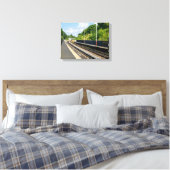 Bahnhof Cottingley, Leeds Leinwanddruck (Insitu (Schlafzimmer))