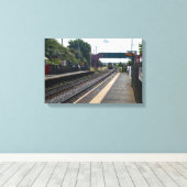 Bahnhof Cottingley, Leeds Leinwanddruck (Insitu (Holzboden))