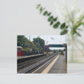 Bahnhof Cottingley, Leeds Postkarte (Stehend Vorderseite)