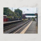Bahnhof Cottingley, Leeds Postkarte (Vorderseite)