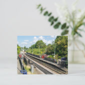 Bahnhof Cottingley, Leeds Postkarte (Stehend Vorderseite)