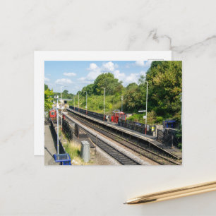 Bahnhof Cottingley, Leeds Postkarte