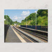 Bahnhof Cottingley, Leeds Postkarte (Vorderseite)