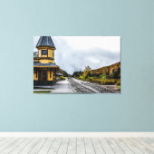 Bahnhof Crawford Notch Leinwanddruck (Insitu (Holzboden))