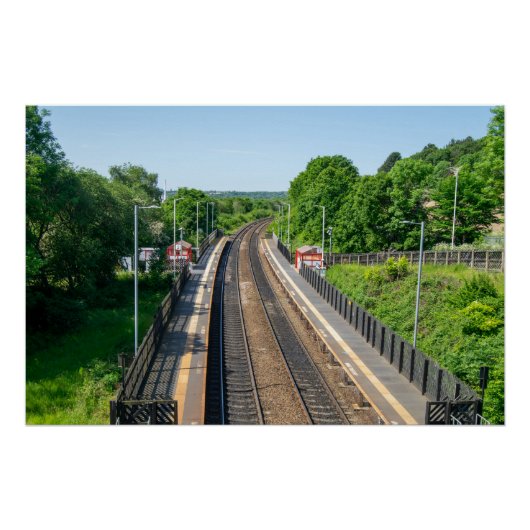 Bahnhof Dachtton, Huddersfield Poster (Vorderseite)