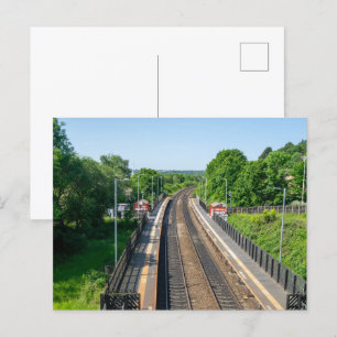 Bahnhof Dachtton, Huddersfield Postkarte