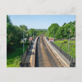 Bahnhof Dachtton, Huddersfield Postkarte (Vorderseite)
