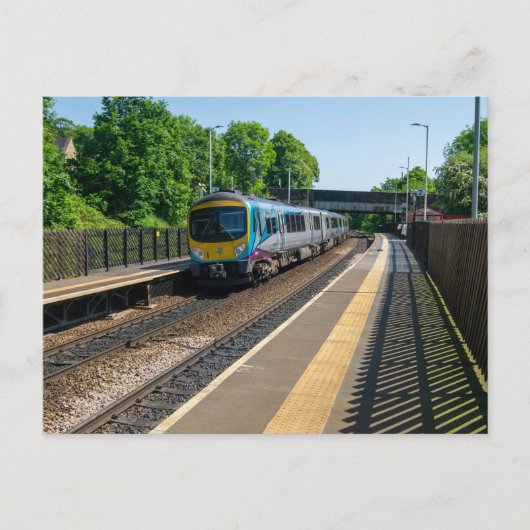 Bahnhof Dachtton, Huddersfield Postkarte (Vorderseite)