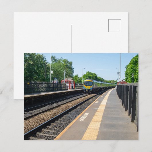 Bahnhof Dachtton, Huddersfield Postkarte (Vorne/Hinten)