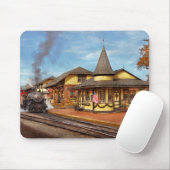 Bahnhof - Dampfbahn in New Hope Mousepad (Mit Mouse)