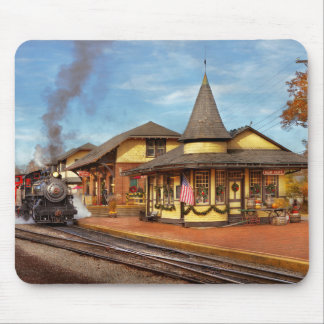 Bahnhof - Dampfbahn in New Hope Mousepad