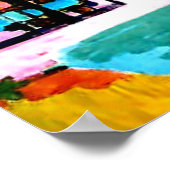 Bahnhof Davos, Ernest Ludwig Kirchner Gemälde Poster (Ecke)