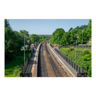 Bahnhof Deighton, Huddersfield Poster