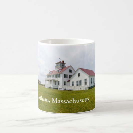 Bahnhof der Küstenwache Eastham Massachusetts Kaffeetasse (Mittel)