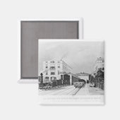 Bahnhof des Zuges Berlin-Potsdam Magnet (Vorderseite/Rückseite)
