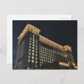 Bahnhof Detroit Postkarte (Vorne/Hinten)